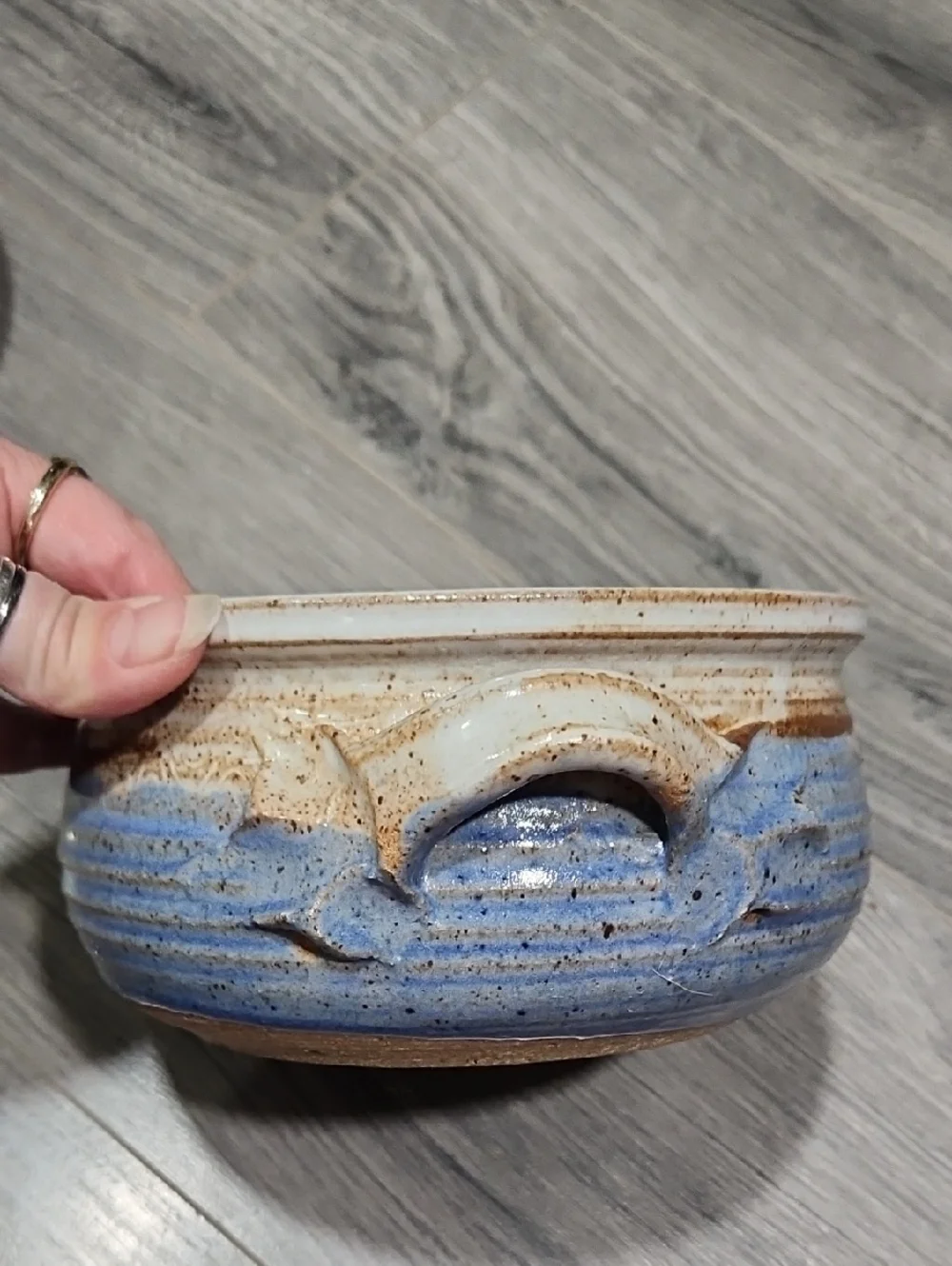Vintage Agnes Stark Small Casserole Studio Pottery